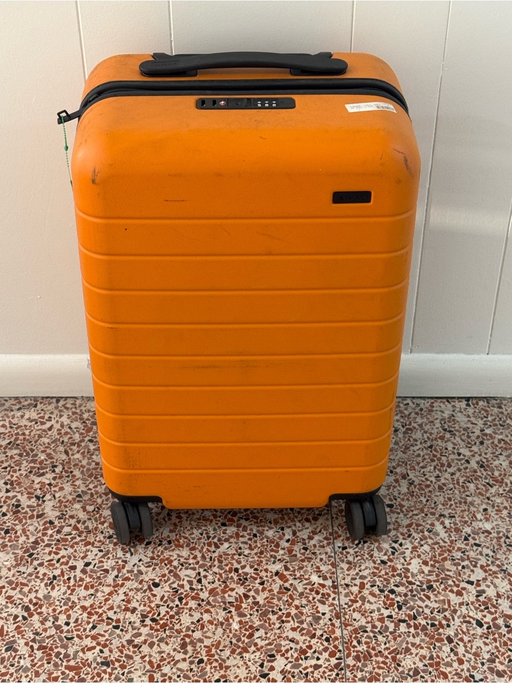 Away Tangerine Hardshell Carry-On Suitcase